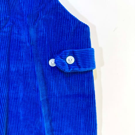 70s corduroy overalls (Blue,Brown) / 4years