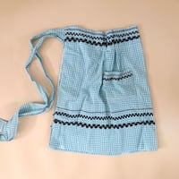 plaid apron