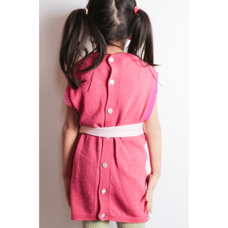 LIGNE NOIRE ENFANTS_ TARTAN DRESS (RED/Yellow) / 1,2,4years