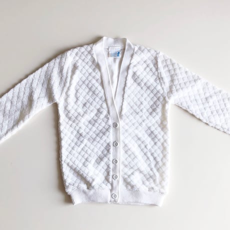 white cardigan / 9-10y