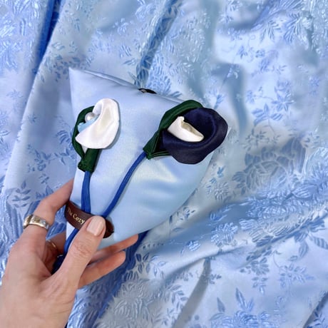 The Cozy Nook_Flower Coin Bag (Sky Blue)