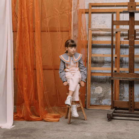 BALC_Salopette (OLIVE&BLUE) / 3,4,6years