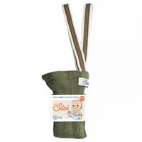 SILLY Silas Footless Collection_Olive Striped