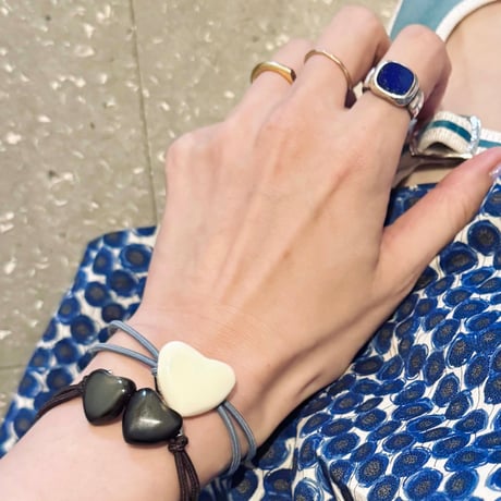 sumie_Heart Button Bracelet ♡