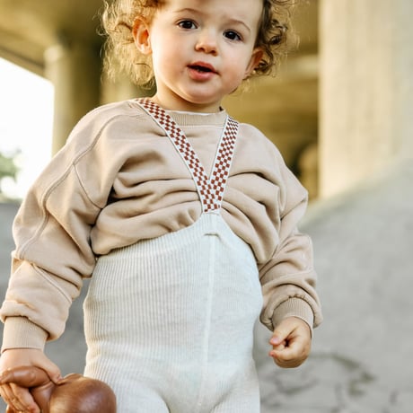 SILLY Silas Footless Collection_Cream Blend Checked