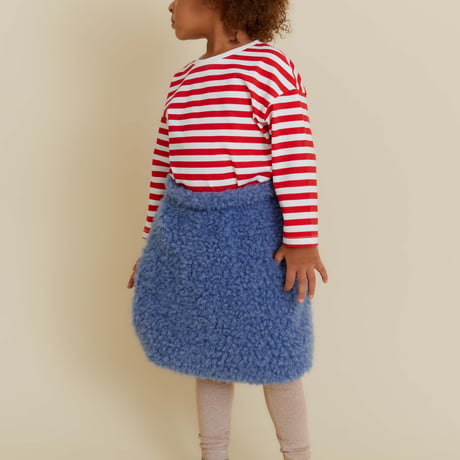 OXOX CLUB_FAUX FUR SKIRT / 86-92,98-104,110-116cm