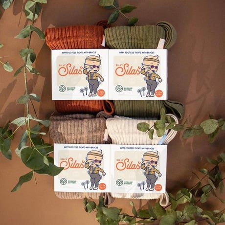 SILLY Silas Hippy Footless Collection_Cinnamon