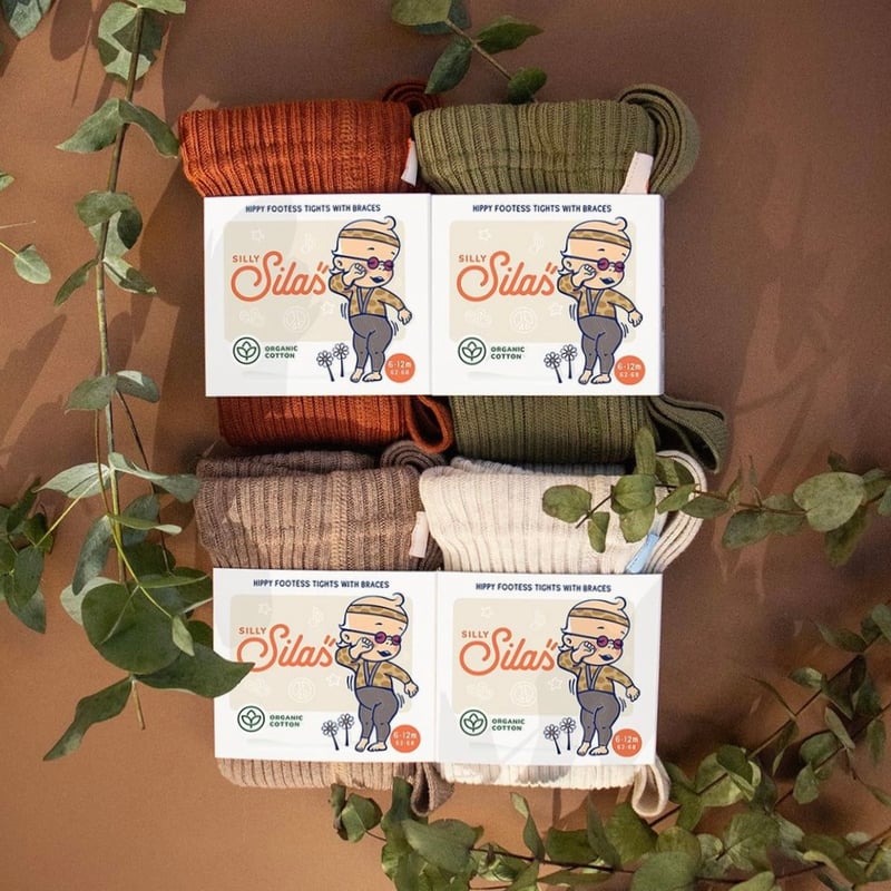 SILLY Silas Hippy Footless Collection_Cinnamon