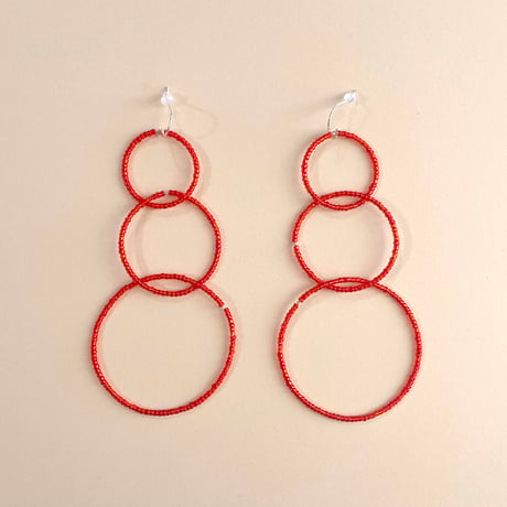 Talina_Earrings/BANI (pale pink/orange)