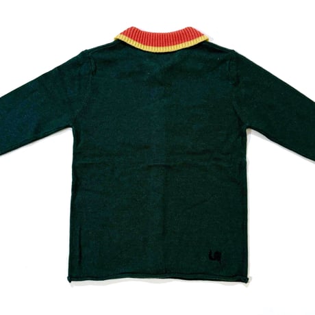 LIGNE NOIRE E._SHIRT (PINK,DARK GREEN) / 6years・120cm