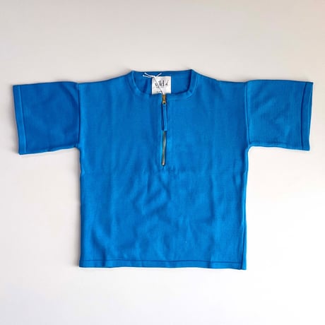 Vild-House of Little_KIMONO SHIRT (ARCHIPELAGO BLUE/DARK OCHRE) / 3-4,4-5,5-6years