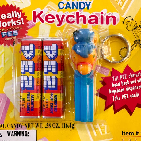 PEZ CANDY keychain (dead stock)