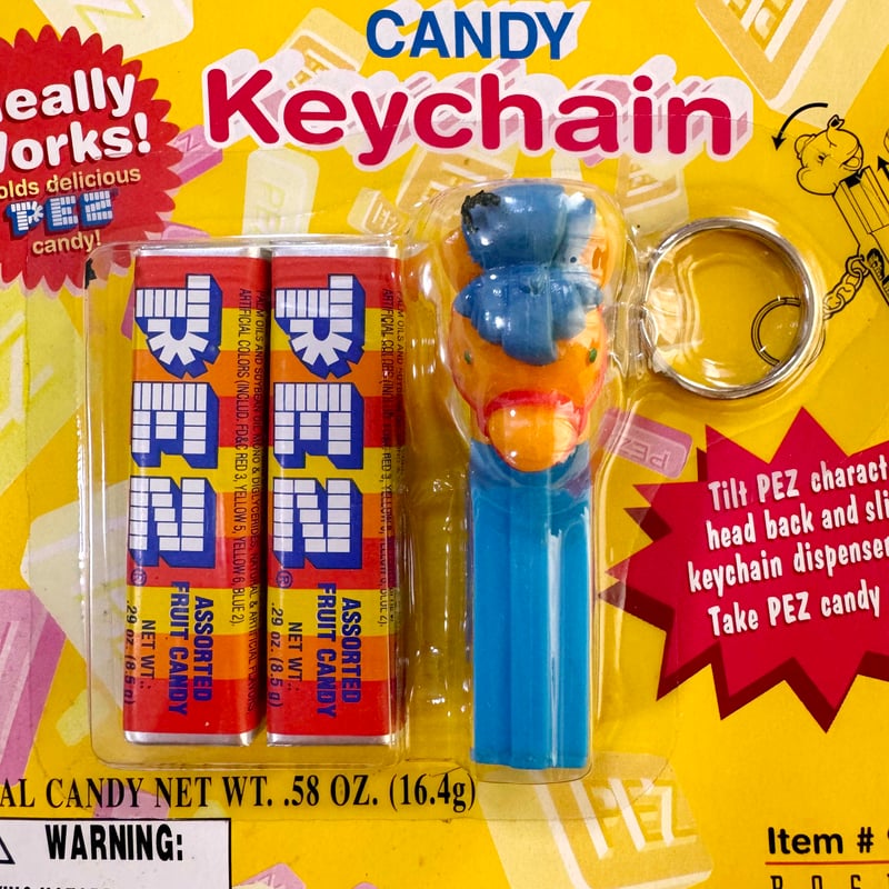PEZ CANDY keychain (dead stock) | 2e CHESTS