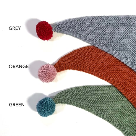 RKO_Triangle Scarf (ORANGE) / 1-6years