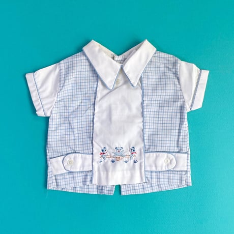 plaid bear shirts / 0-3months