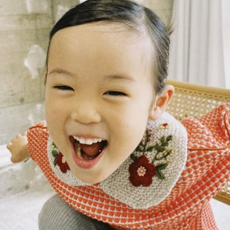 RKO_Embroidery Collar (GREY/GREEN/RED) / 1-3,3-5years