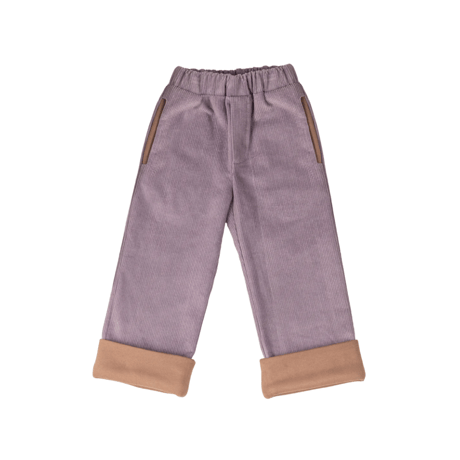 Eshvikids_JACKET&BOTTOM SET (BROWN/PURPLE) / 5years