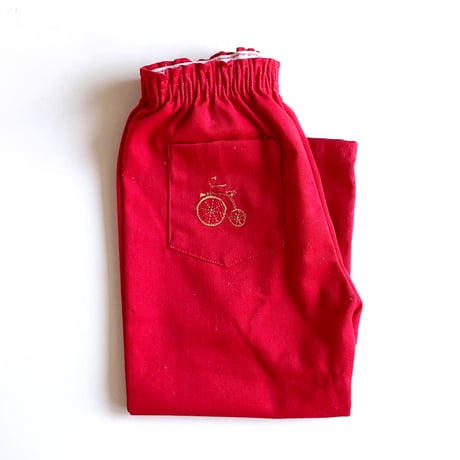 bicycle embroidery pants / 24months