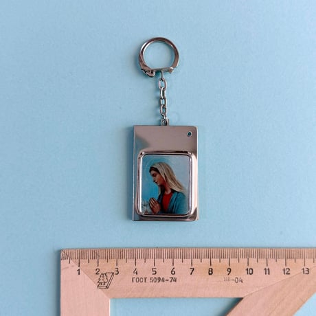 the Virgin Mary key chain