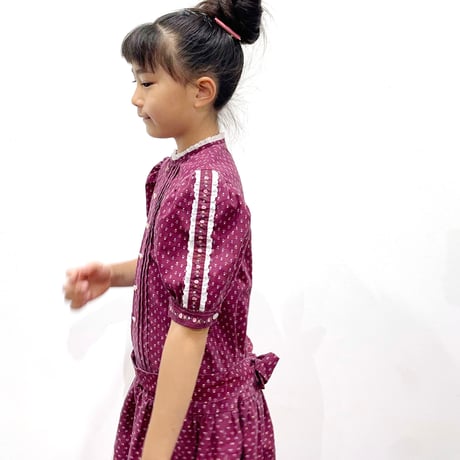70s flower handmade dress