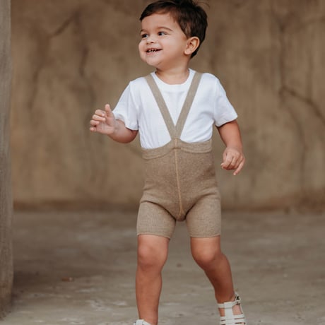 SILLY Silas Shorty Tights Collection_Peanut Blend