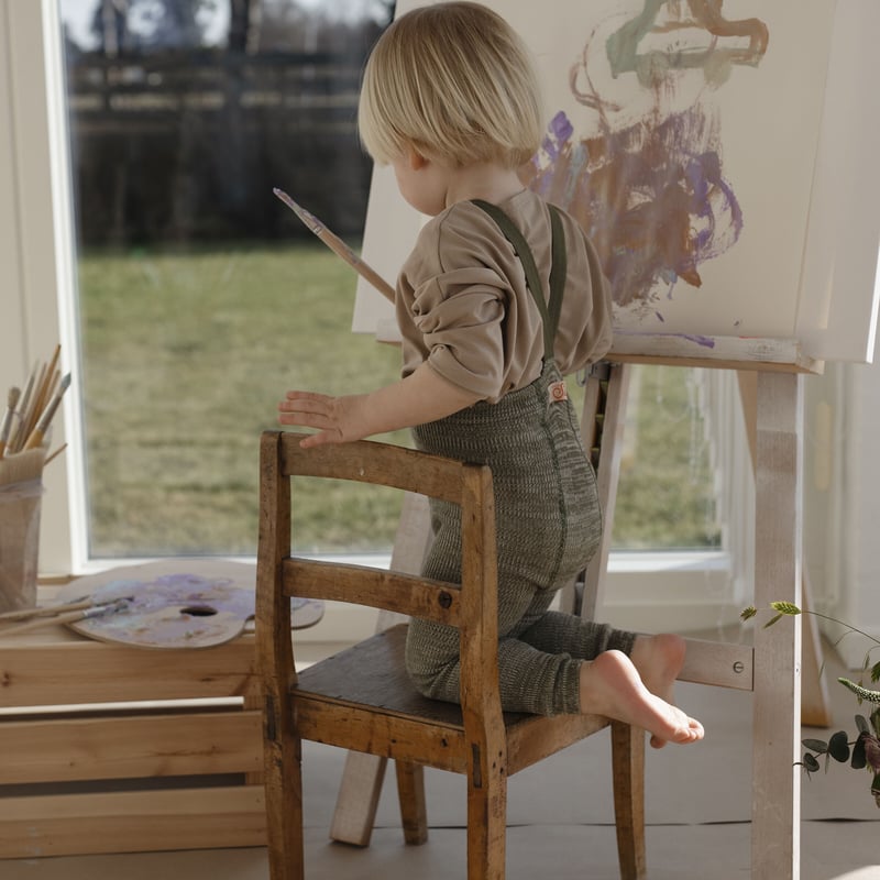 SILLY Silas Footless Collection_Creamy Olive |