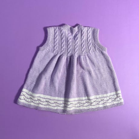knitting dress (llavender)