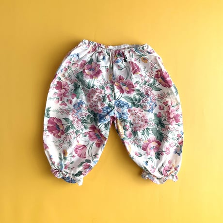 flower tops&pants outfit