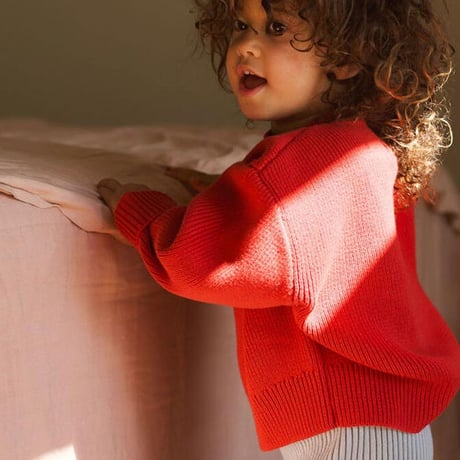 SUNNA STUDIOS KIDS_Sol Sweater (Red/Blue Multi) / 1-2,5-6years