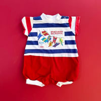 stripe romper / 0-6months