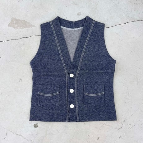 70s denim vest / 3years (dead stock)