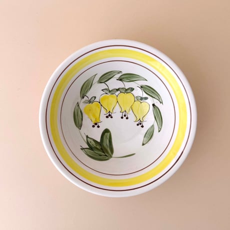 flower bowl (lemon,peach,blueberry)
