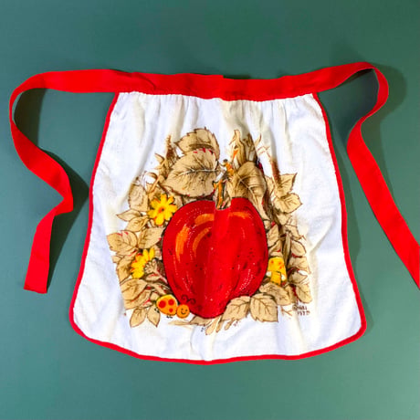 LADYS vintage_apple apron
