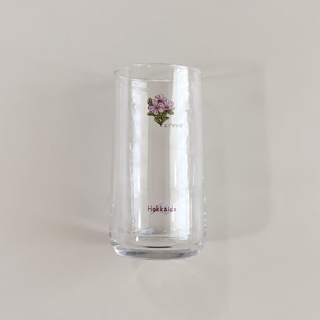 flower glass (エゾツツジ）