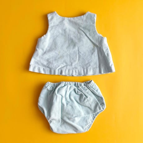 corduroy tops&pants outfit
