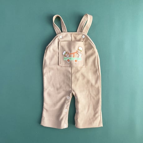 70s boy&girl overalls