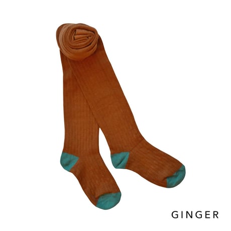 Ba*Ba kidswear_Tights (PEACH/GINGER) / 104,116cm