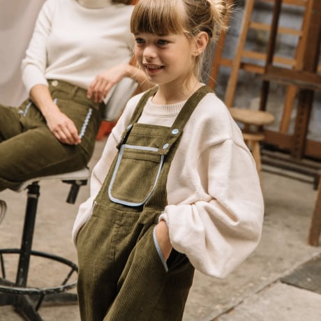 BALC_Salopette (OLIVE&BLUE) / 3,4,6years