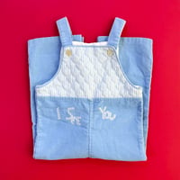 quilted overalls / 24months