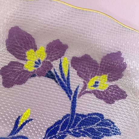 flower glass plate