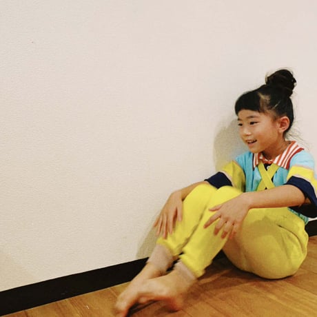 LIGNE NOIRE ENFANTS_ RELAX LEGGING (Yellow/Grey Melange) / 4years