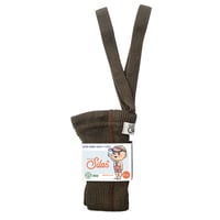 SILLY Silas Shorty Tights Collection_Seaweed Brown