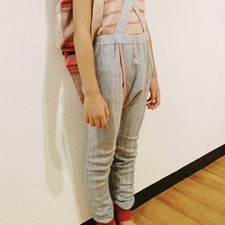 LIGNE NOIRE ENFANTS_ RELAX LEGGING (Yellow/Grey Melange) / 4years