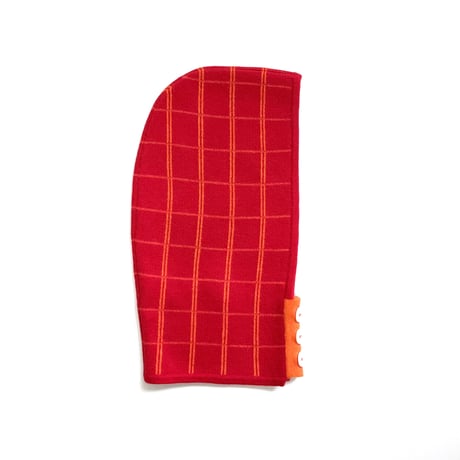 LIGNE NOIRE E._TARTAN HAT (PINK/RED)