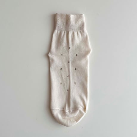 2e CHESTS×MARCOMONDE_STONE SHORT socks (Green,Pink,L.Beige,White)
