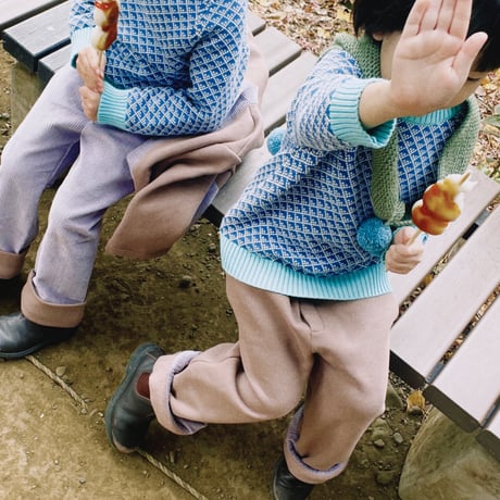 Eshvikids_JACKET&BOTTOM SET (BROWN/PURPLE) / 5years