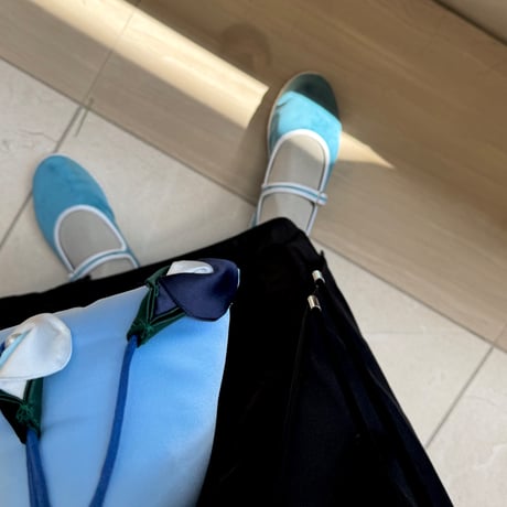The Cozy Nook_Flower Coin Bag (Sky Blue)
