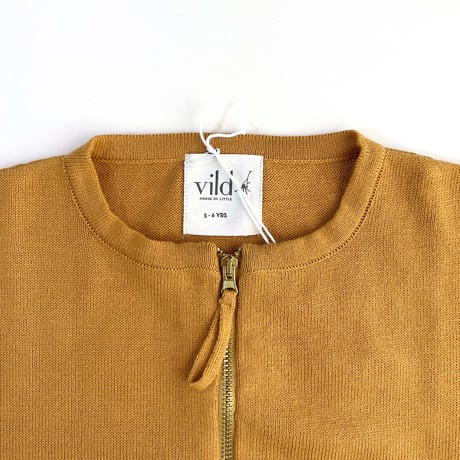 Vild-House of Little_KIMONO SHIRT (ARCHIPELAGO BLUE/DARK OCHRE) / 3-4,4-5,5-6years