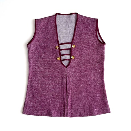 70's vest  (dead stock) / 4years