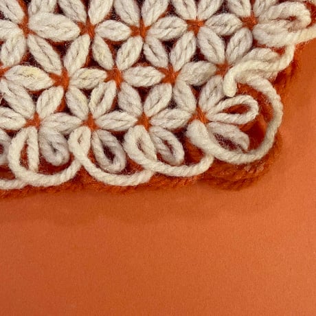crochet mat (Lemon)